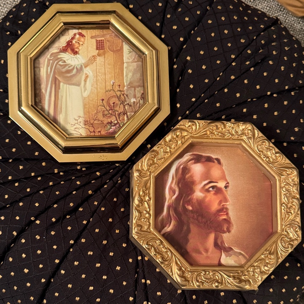 Vintage Religious Wall Art Set - Jesus Wall Decor